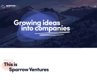 Sparrow-Ventures.com(Sparrow Ventures) Screenshot