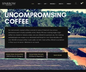 Sparrowcoffee.com(Taste Perfection) Screenshot