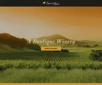 Sparrowhawkwinery.com(SparrowHawk) Screenshot