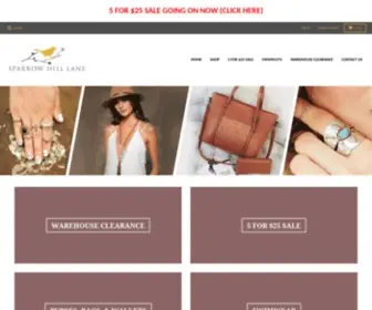 Sparrowhilllane.com(Create an Ecommerce Website and Sell Online) Screenshot