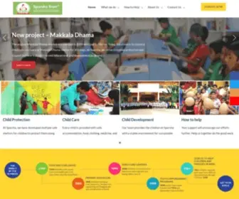 Sparsha.org(Ngo working for children in Bangalore) Screenshot