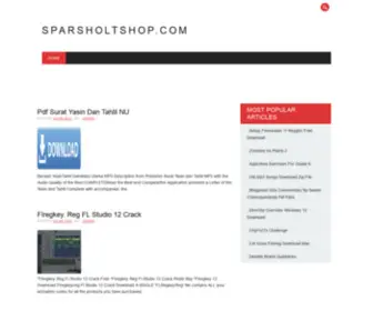 Sparsholtshop.com(sparsholtshop) Screenshot