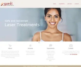 Sparshskinandlaserclinic.com(Sparsh Skin and Laser Clinic Bopal Ahmedabad) Screenshot