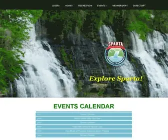 Sparta-Chamber.net(Sparta-White County Chamber of Commerce, TN) Screenshot
