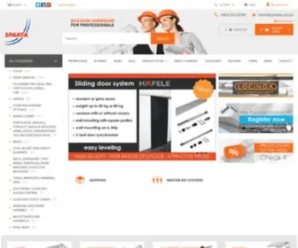Sparta-Fittings.eu(Wholesaler of locks) Screenshot
