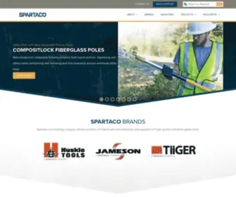 Spartacogroup.com(Supplying Utilities and Contractors With the Tools That Connect America) Screenshot