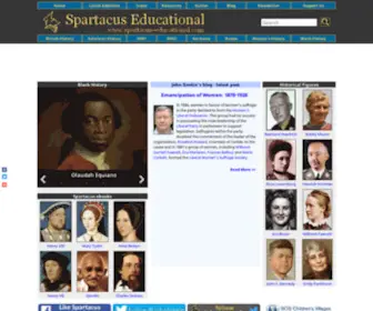 Spartacus-Educational.com(The Spartacus Educational website) Screenshot