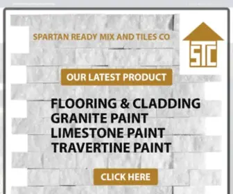 Spartan-Readymix.com(Spartan Ready Mix & Tiles co) Screenshot