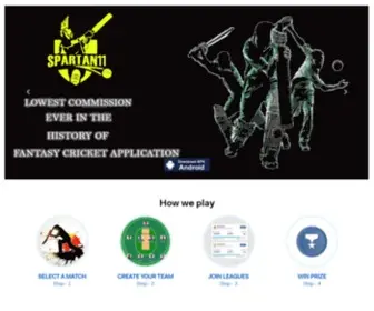 Spartan11.com(Play Fantasy Cricket) Screenshot