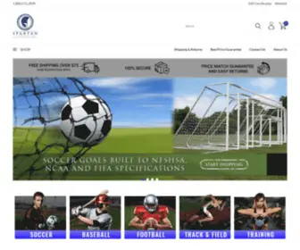 Spartanathleticco.com(Soccer Goals) Screenshot