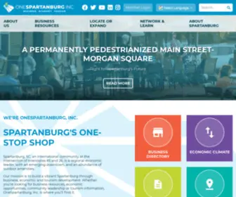 Spartanburgchamber.com(The Spartanburg Area Chamber of Commerce) Screenshot