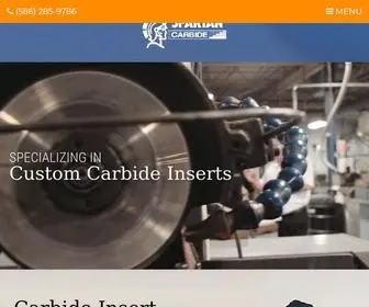 Spartancarbide.com(Custom Carbide Tools & Carbide Inserts) Screenshot