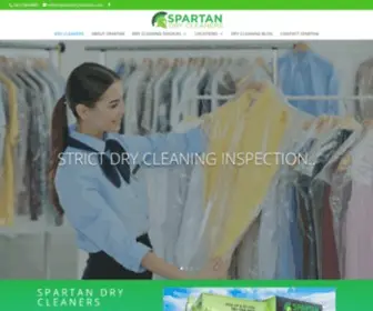 Spartandrycleaners.com(Dry Cleaner) Screenshot