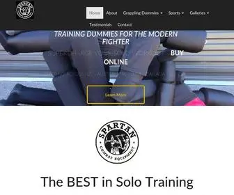 Spartanequip.com(Quality Grappling & Training Dummies for BJJ & MMA) Screenshot