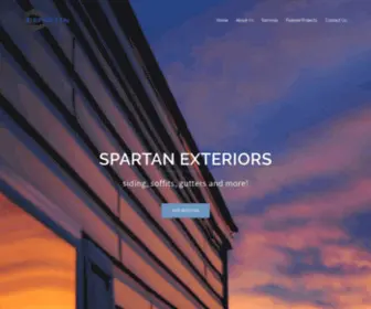 Spartanexteriors.ca(Spartan Exteriors) Screenshot