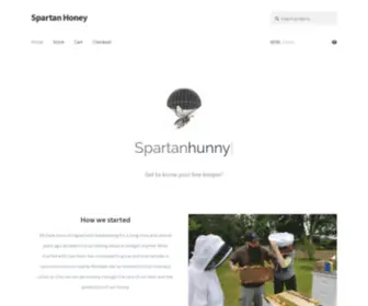 Spartanhoney.com(Spartan Honey) Screenshot