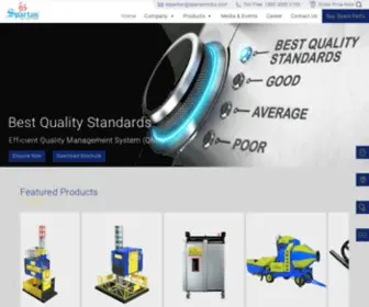 Spartanindia.com(Leading Construction Equipment Company) Screenshot