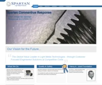 Spartanlmp.com(Spartan Light Metal Products) Screenshot