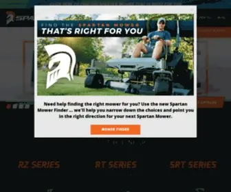 Spartanmowers.com Screenshot