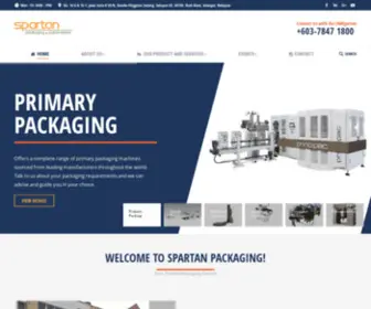 Spartanpack.com(Your Packing Solution Provider) Screenshot