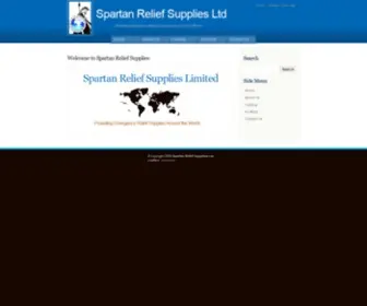 Spartanrelief.com(Spartan Relief Supplies) Screenshot