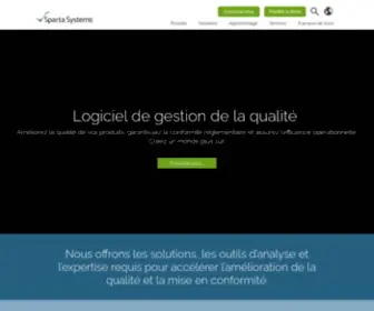 Spartasystems.fr(Quality Management Software) Screenshot