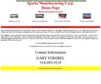 Spartatrailers.com(Sparta Manufacturing Corp) Screenshot