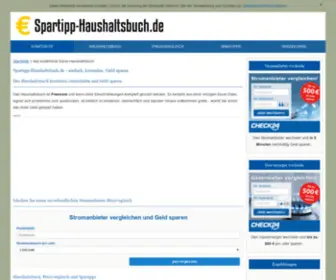 Spartipp-Haushaltsbuch.de(Das kostenlose Haushaltsbuch) Screenshot