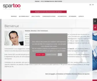 Spartoo-Finance.com(Bienvenue) Screenshot