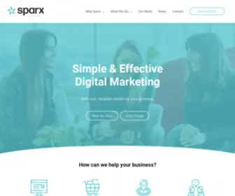 Sparx.com.au(Sparx Digital) Screenshot