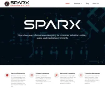 Sparxeng.com(Hardware, Software & Product Development) Screenshot