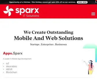 Sparxitsolutions.com(Leading App And Web Development Company) Screenshot