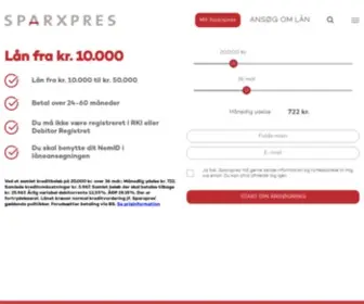 Sparxpres.dk(Sparxpres) Screenshot