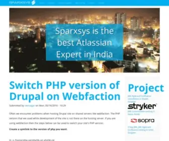 Sparxsys.com(Sparxsys Solutions) Screenshot