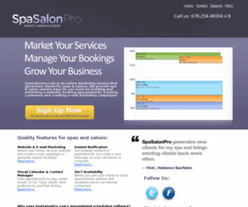 Spasalonpro.com(Spasalonpro) Screenshot