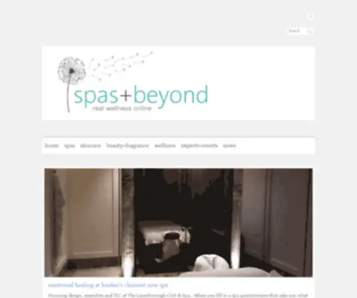 Spasandbeyond-Blog.com(Spas & yoga) Screenshot