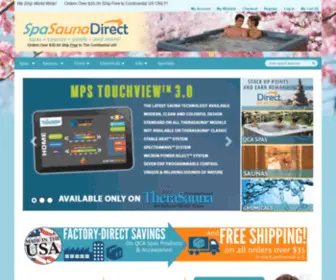 Spasaunadirect.com(Spa Sauna Direct) Screenshot