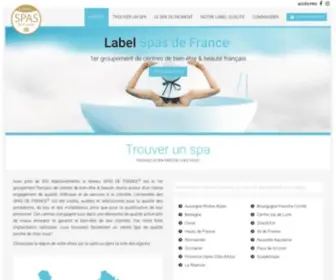 Spasdefrance.fr(Spas de France) Screenshot