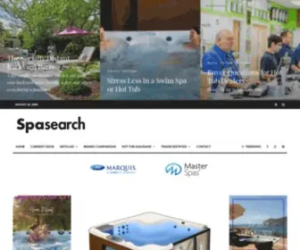 Spasearch.org(Find your perfect hot tub and spa) Screenshot