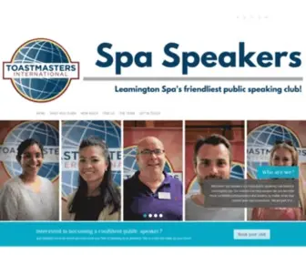 Spaspeakers.co.uk(Public Speaking club in Leamington Spa) Screenshot