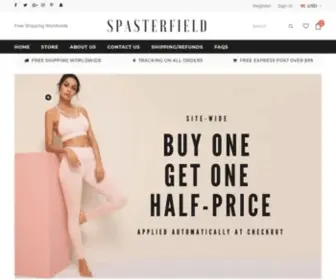Spasterfield.com(Women's Sportswear and Active Wear) Screenshot