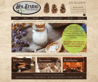 Spastudioandboutique.com(The Spa Studio) Screenshot