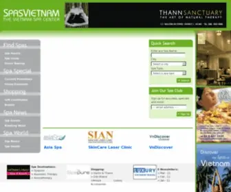 Spasvietnam.com(Vietnam spa center) Screenshot