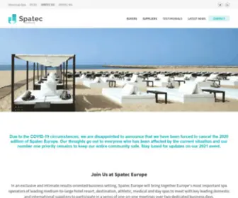 Spateceu.com(Spatec Europe) Screenshot