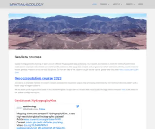 Spatial-Ecology.net(Spatial Ecology) Screenshot