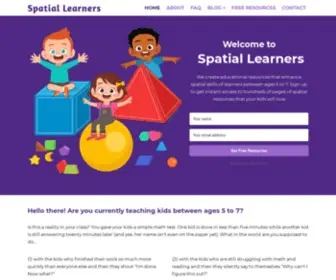 Spatiallearners.com(Spatial ability) Screenshot