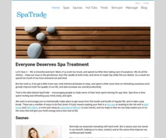 Spatrade.com(Promoting Spas) Screenshot