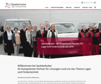 Spattenhuber.de(Lager- und Fördertechnik) Screenshot