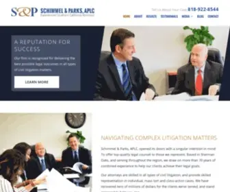 Spattorneys.com(Sherman Oaks Business & Civil Litigators) Screenshot