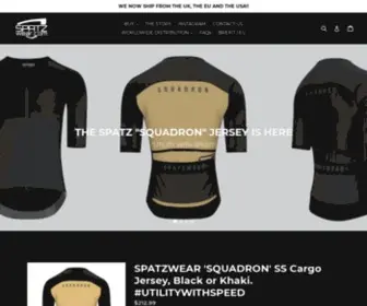 Spatzwear.com(Spatz Cycling Overshoes Cycle Clothing) Screenshot